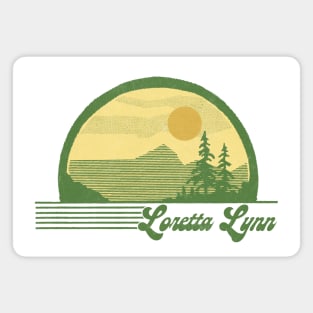 Loretta Lynn / Retro Style Country Fan Design Magnet